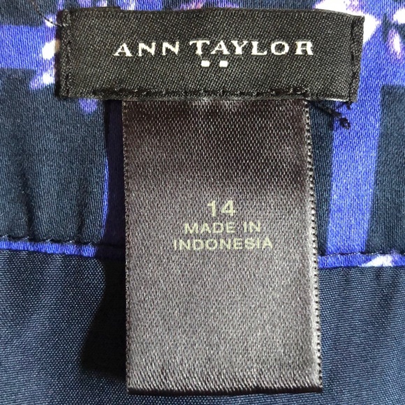 ANN TAYLOR FLORAL SKIRT - Picture 6 of 9